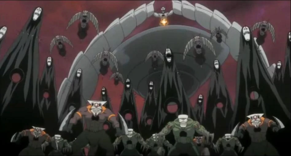 Imagen BDDR 019 Multitud de Hollows creados por Kusaka.jpg Bleach Wiki FANDOM powered by