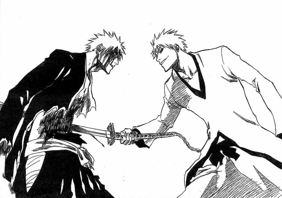 Imagen - Hollow Ichigo atravesando a Ichigo - Manga.png ...