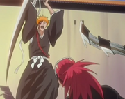 Ichigo menyerang Renji