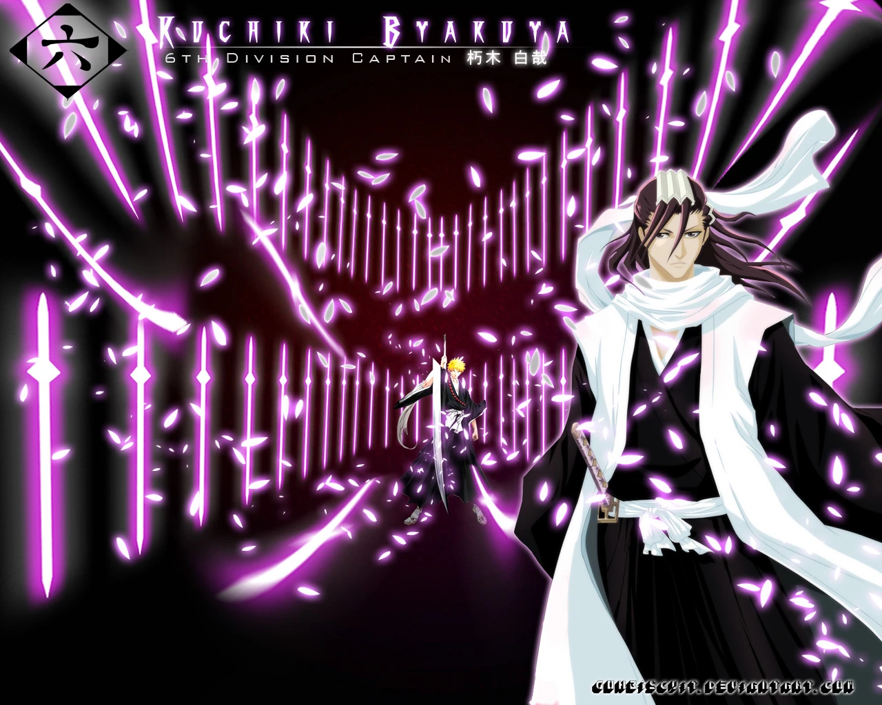 Imagen Kuchiki Byakuya Wallpaper by gohbiscuit.jpg Bleach Wiki