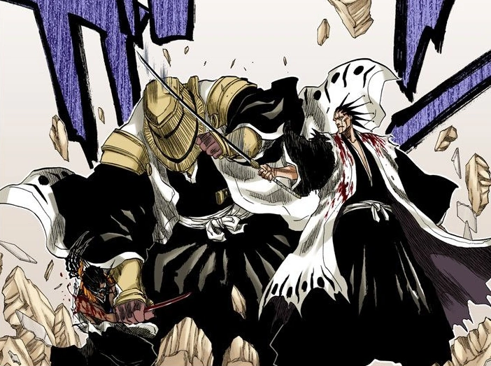 Kenpachi Zaraki vs. Kaname Tōsen & Sajin Komamura Bleach Wiki Fandom