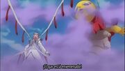 Szayel siendo envenenado por el bankai de Mayuri