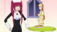 Riruka gives Orihime Breakfast