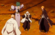Hyorinmaru and Hitsugaya intervene