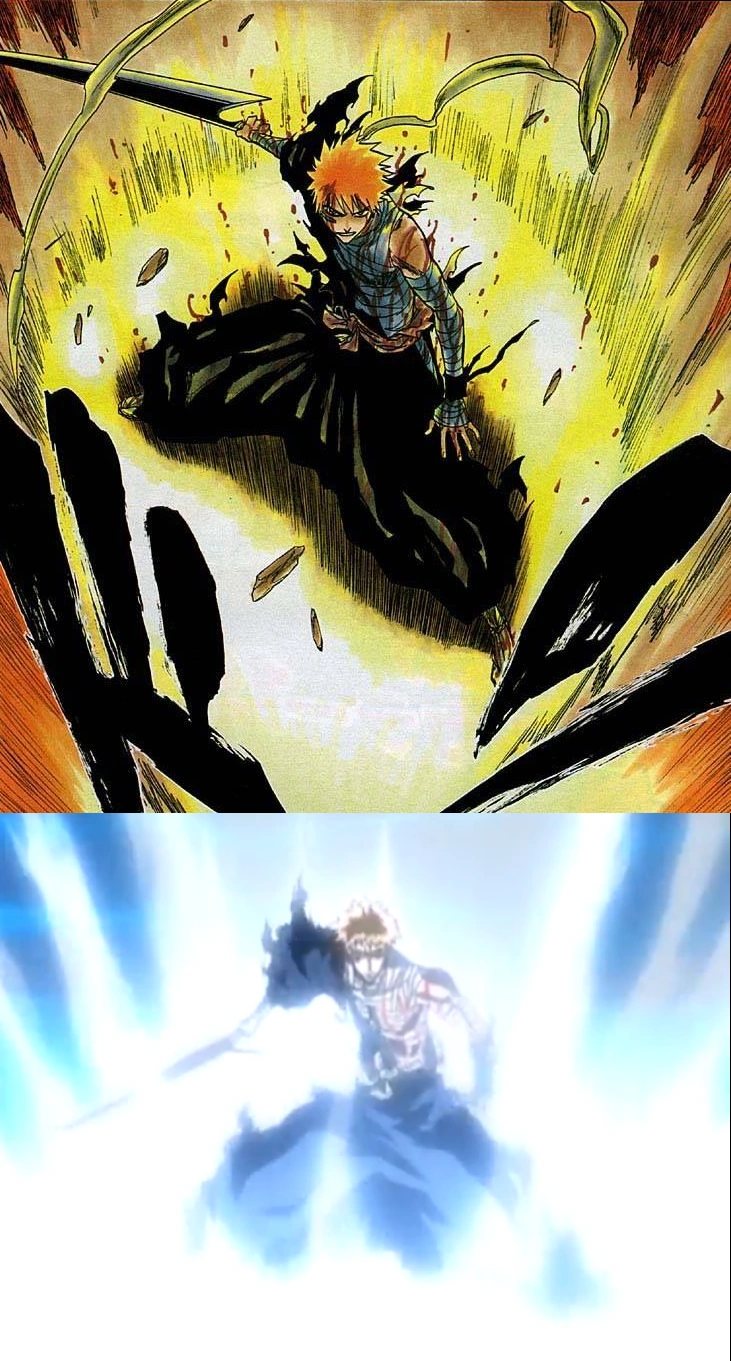 Obraz Porównanie Reiatsu Ichigo.png Bleach Wiki FANDOM powered by