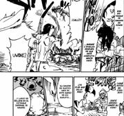 Tenjirō curando a Byakuya