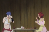 262Haineko and Narunosuke eat