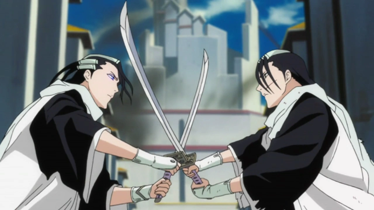 Image Byakuya et son Reigai Byakuya croissant le fer.png