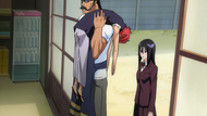 Tessai brings Jinta inside