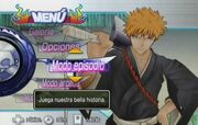 Menu Principal de Bleach- Shattered Blade