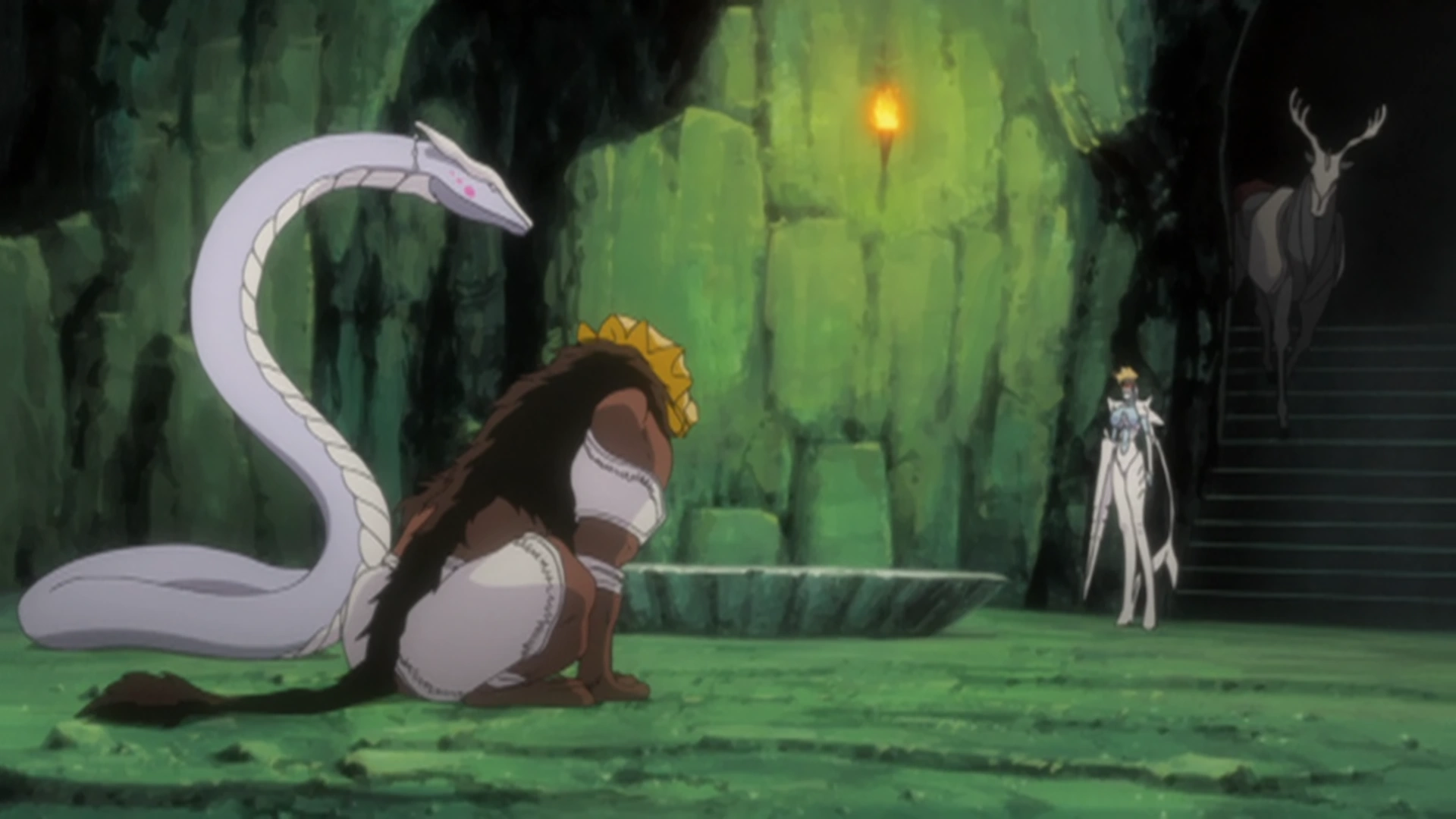 Image Harribel introduces Apache to SunSun, MilaRose.png Bleach