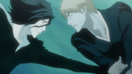 TensaZangetsu grabs Ichigo