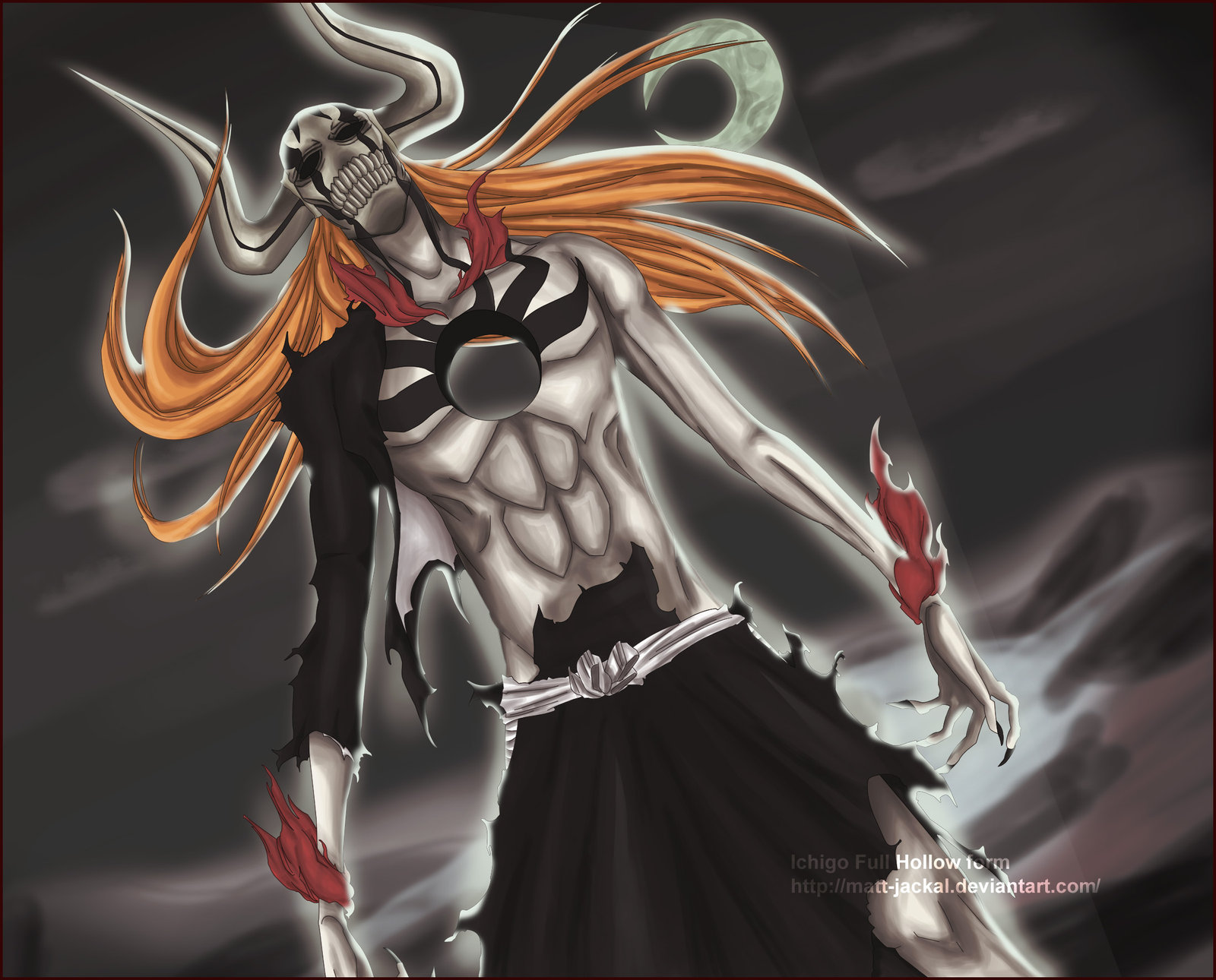 Imagen Ichigo Full Hollow Form By Matt Jackal D3dugrp Bleach