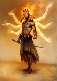 Flame god