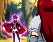 Juvia and Erza met Meredy