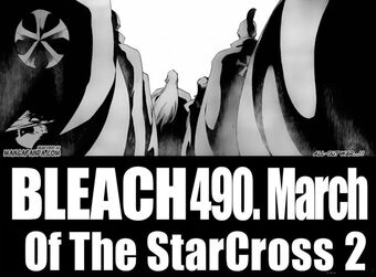 Bleach Chapter 490 March Of The Starcross 2 Bleach Story Role