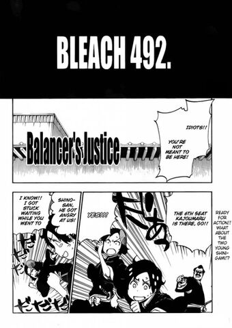 Bleach Chapter 492 Balancer S Justice Bleach Story Role Play