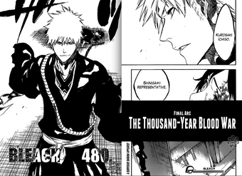Bleach Chapter 480 The Thousand Year Blood War Bleach Story