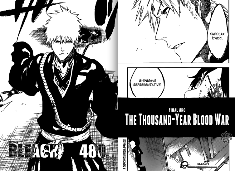 Bleach Chapter 480. The ThousandYear Blood War Bleach Story Role