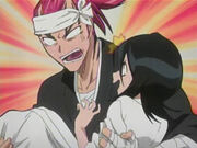 Renji und Rukia streiten