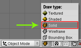 Cloth การปรับ viewport shading เป็น Solid