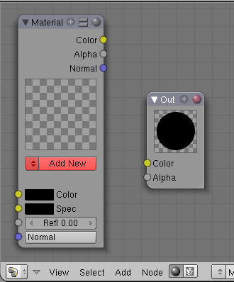 Node Material นำสายที่เชื่อมต่อออก