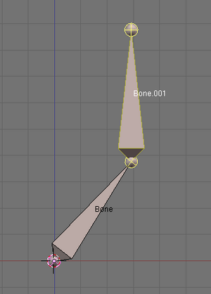Tutorial-Armature 3D View, Moving connected bone