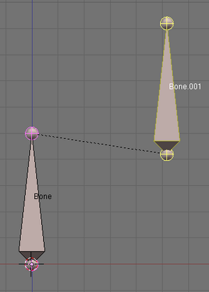 Armature 3D View, Moving disconnected bone
