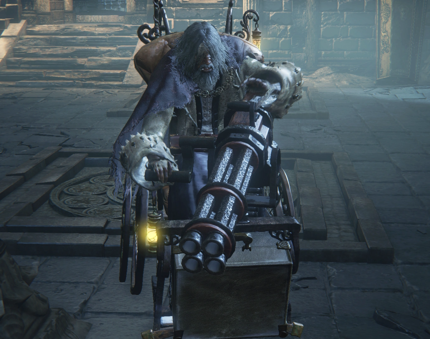 Wheelchair Huntsman Bloodborne Wiki FANDOM powered by Wikia