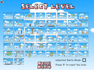 Even more bloons select levels