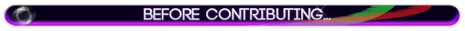 Before Contributing...