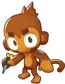 Dart Monkey Btdrn Bloons Conception Wiki Fandom - btd 5 dart monkey tier 2 roblox