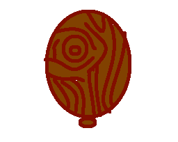 Wooden bloon