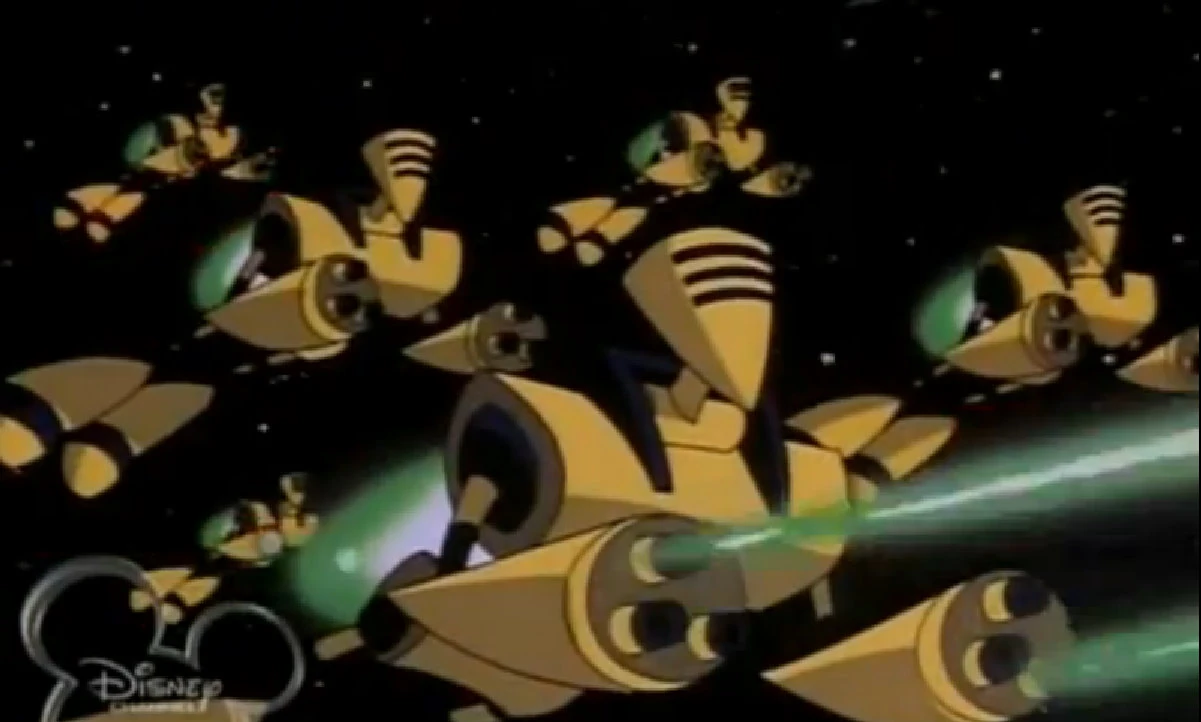 buzz lightyear giant robot