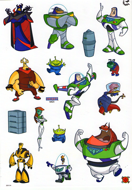buzz lightyear of star command characters