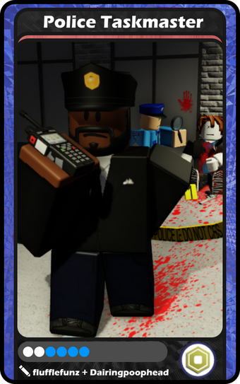 Police Taskmaster Blox Cards Wikia Fandom - outdated billionaire simulator 2 roblox