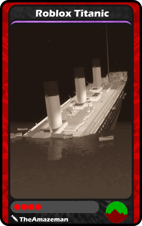 Roblox Titanic Hd Sinking