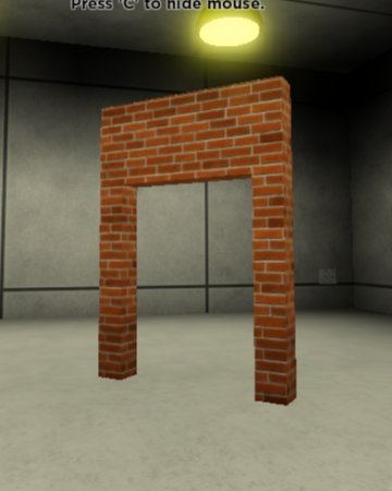 Brick Wall W Door Opening Bloxrp Wiki Fandom