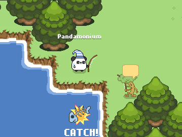 Quest fishing.