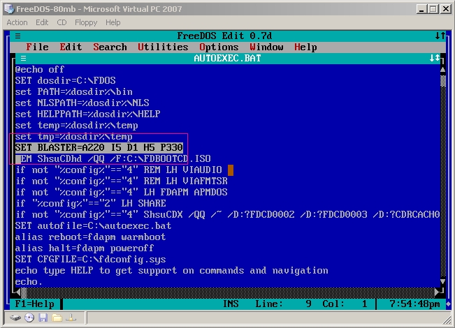 0520 Autoexec Set Blaster Jpg 0520 Autoexec Set Blaster Jpg