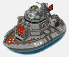 Ship minelayer front idle