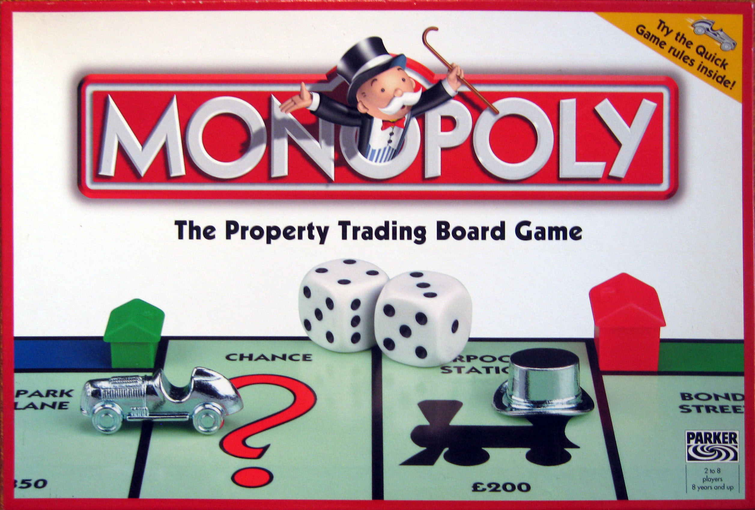 original monopoly board box