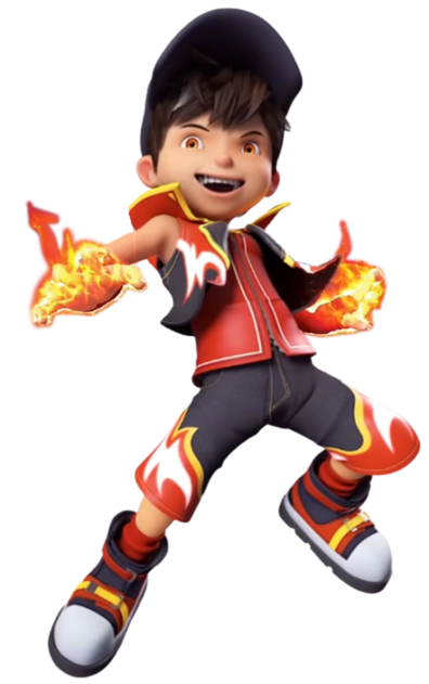  Gambar  Gabungan Boboiboy  Blaze  Dan Ice Arumi Gambar 