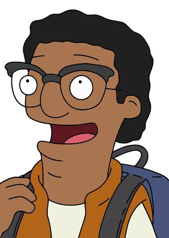 Black Guy With Glasses Cartoon