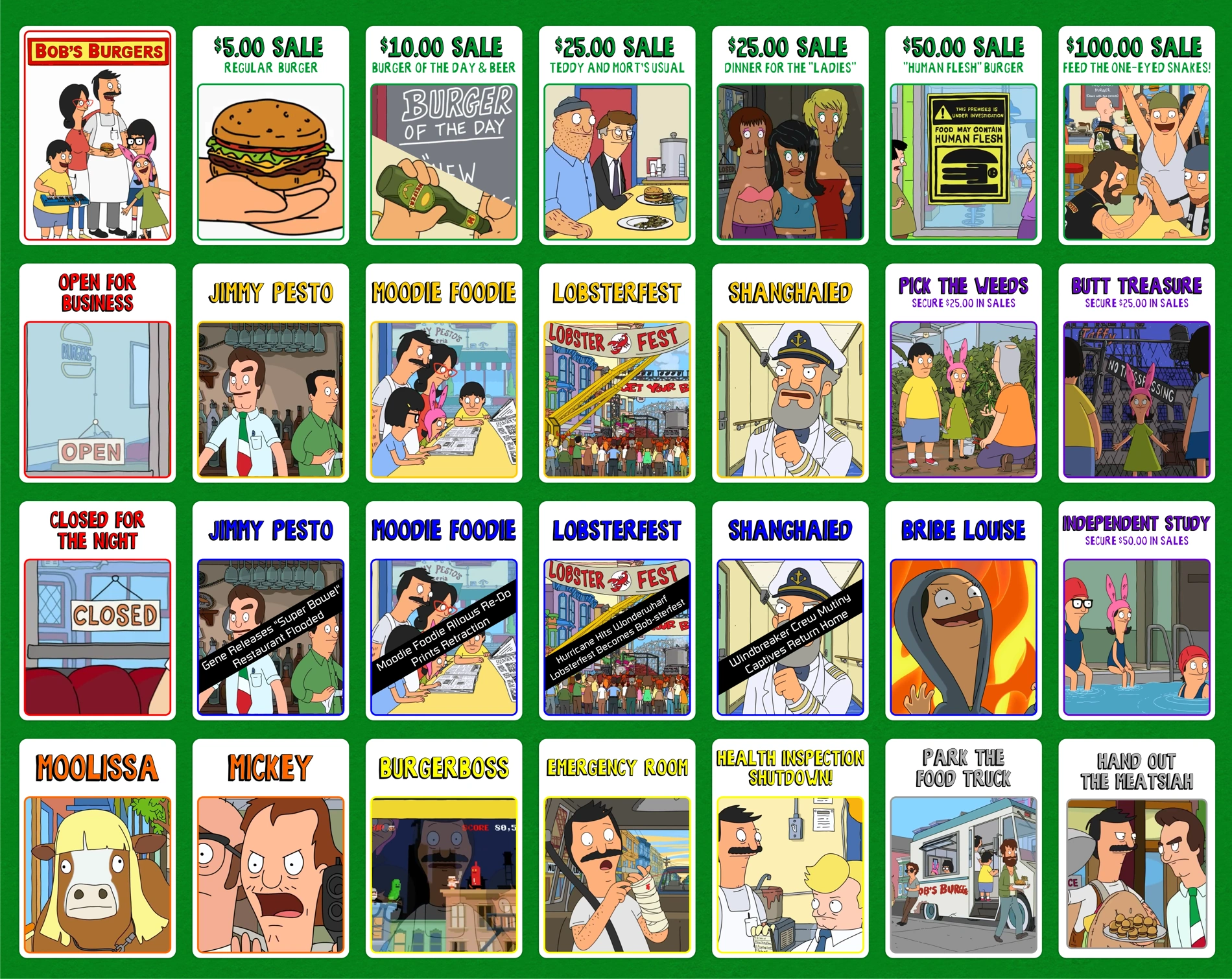 Bob's Burgers Card Game Bob's Burgers Wiki Fandom