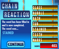 chain reaction online word game