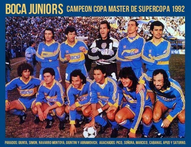 Campeón de la Copa Master de Supercopa 1992 Boca Juniors Wiki