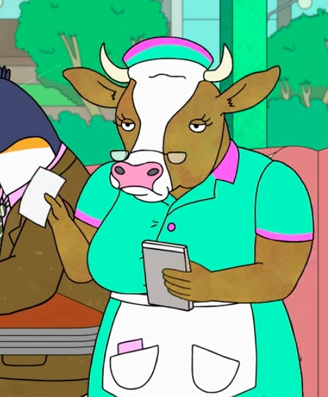 Cow Waitress BoJack Horseman Wiki Fandom