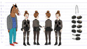 Sarah Lynn funeral outfit model sheet