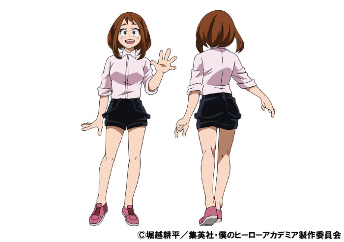 ochaco uraraka normal clothes